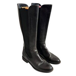 Wolverine riding boot US womens 7 black leather knee high 1000 mile darcy